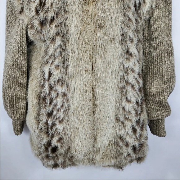 Monterey Fashions Faux Fur Women's Coat Size 8 Animal Print USA Mob Wife - Picture 8 of 11